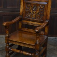 Edwardian Oak Armchair SAI3182
