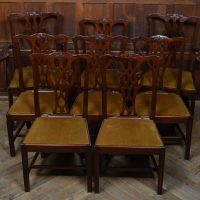 Set Of 8 Mahogany Dining Chairs SAI3462