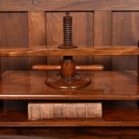 Victorian Mahogany Table‑Top Book Press SAI4240