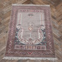 Hand Woven Silk Prayer Rug SAI3832