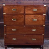 Mahogany Secretaire Campaign Chest SAI3884