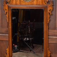 Edwardian Walnut Wall Mirror SAI4241