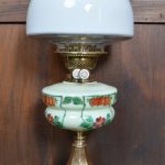 Hand Painted Oil/ Paraffin Lamp SAI3198