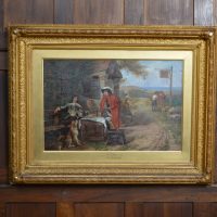 J. E. Waller, The Cavaliers Rest Oil Painting SAI3154