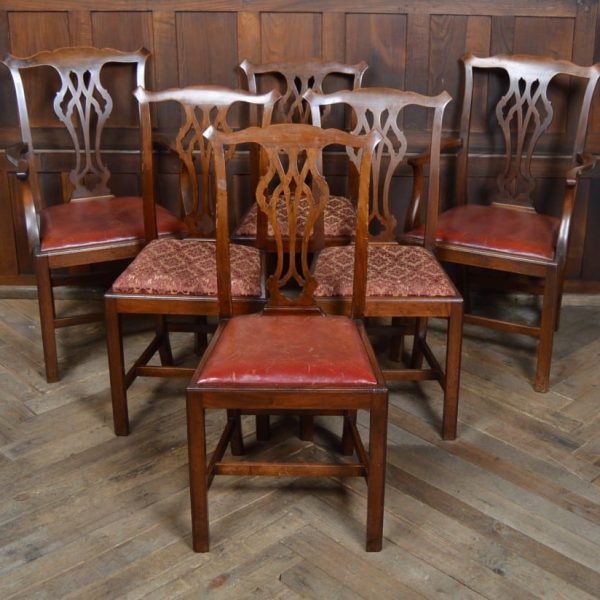Set Of 6 Georgian Mahogany Chairs SAI2943