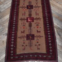 Vintage Iranian Handwoven Rug SAI3885