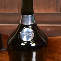 Victorian Green Glass Decanter With Silver Mounts – Glasgow 1897 SAI3978