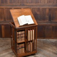 Edwardian Mahogany Revolving Bookcase SAI4279