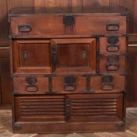 Japanese Keyaki Merchant (Tansu) Chest SAI4090