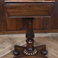 Victorian Rosewood Teapoy SAI4280