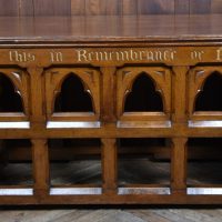 Victorian Oak Church Alter SAI4308