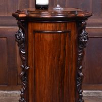 Victorian Rosewood Cylinder Cupboard SAI3825