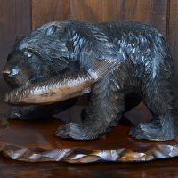 Japanese Kibori Kuma – Hand-Carved Bear SAI3981