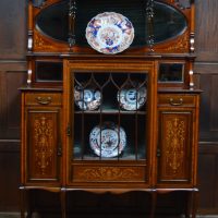 Edwardian Mahogany Display Cabinet SAI3303