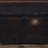 Victorian Iron- Bound Silver Box SAI3653