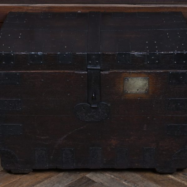Victorian Iron- Bound Silver Box SAI3653