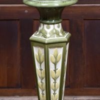 Art Nouveau Majolica Jardinière and Pedestal SAI4320