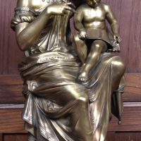 Bulio Bronze Mother And Child SAI3779