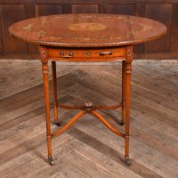 Edwardian Neoclassical Drop-Leaf Table SAI4100