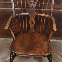 19th‑Century Wheel‑Back Windsor Armchair SAI4224