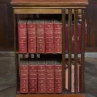 Edwardian Mahogany Revolving Bookcase SAI3433