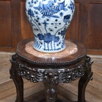 Chinese Marble‑Top Display Stand SAI4225