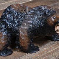 Japanese Kibori Kuma – Hand-carved Bear SAI4037