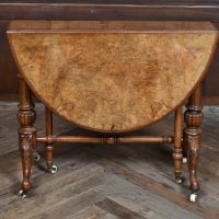 Victorian Burr Walnut Sutherland Table SAI3591