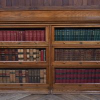 Edwardian Oak Lebus Sectional Bookcase SAI4162