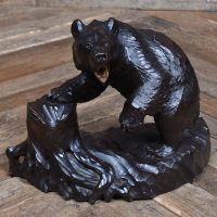 Japanese Kibori Kuma – Hand-carved Bear SAI4039