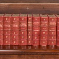 Mahogany Book Trough  SAI4191