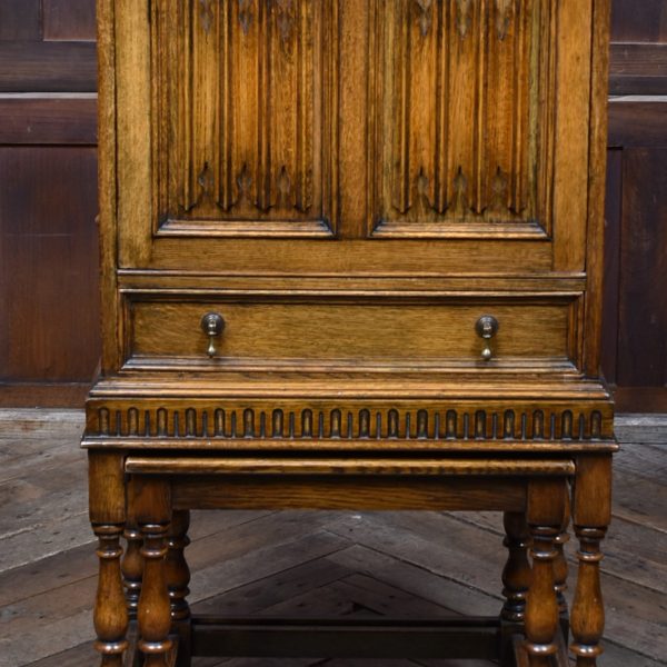 Edwardian Oak Writing Bureau SAI3716