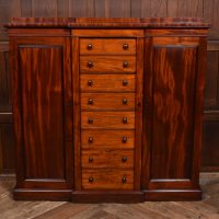 Victorian Mahogany Wellington Chest With Side Cupboards SAI3636