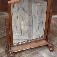 Edwardian Walnut Cheval / Table Top Mirror  SAI4041