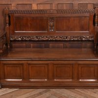 French Oak Hall Bench – SAI4166