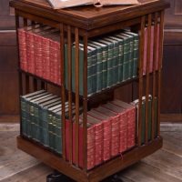 Edwardian Mahogany Revolving Bookcase SAI4231