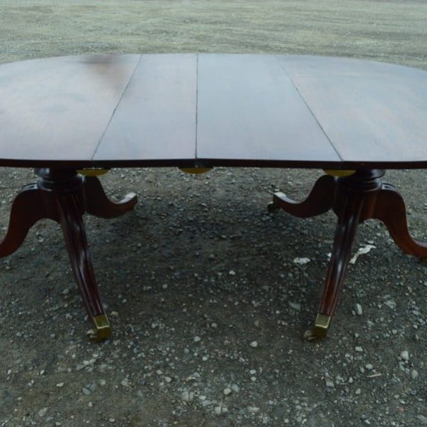 George III D end dining table