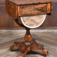 Victorian Drop-leaf Rosewood Work Table SAI3848