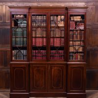 Edwardian Break-front Bookcase SAI3852