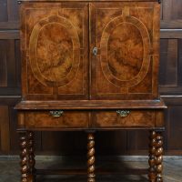 William And Mary Walnut Cabinet On Stand SAI3941