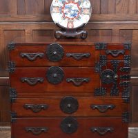 Japanese Cedar Tansu Chest SAI3877