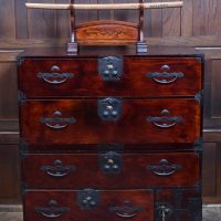 Japanese Lacquered Tansu Chest SAI3787
