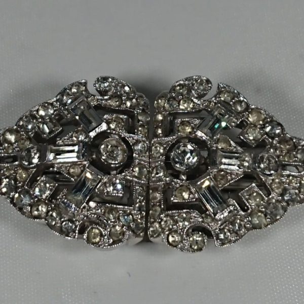 1920&#8217;s Art Deco Double Clip