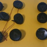 Small Victorian Glass Buttons