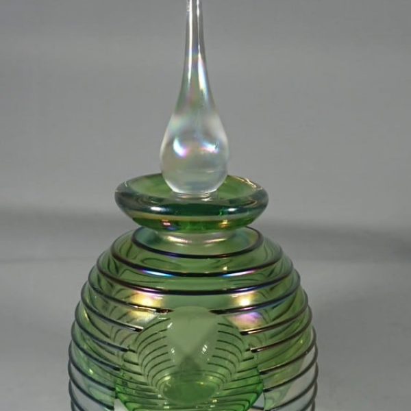 Iridescent Studio Glass Perfume Bottle