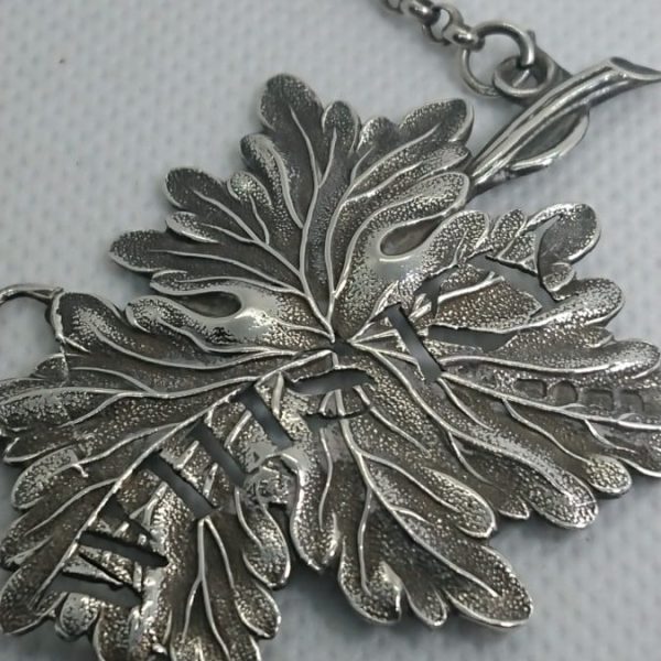 Antique Silver WHISKY Decanter Label by Joseph Willmore
