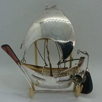 Silver Model of Sailing Ship