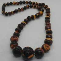 Antique Oriental Tortoiseshell Beads extremely Rare