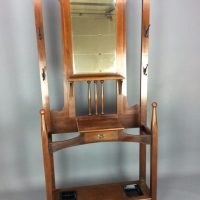 Arts &#038; Crafts Mahogany Hall Stand