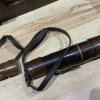 Victorian Leather cased and bound sectional Telescope